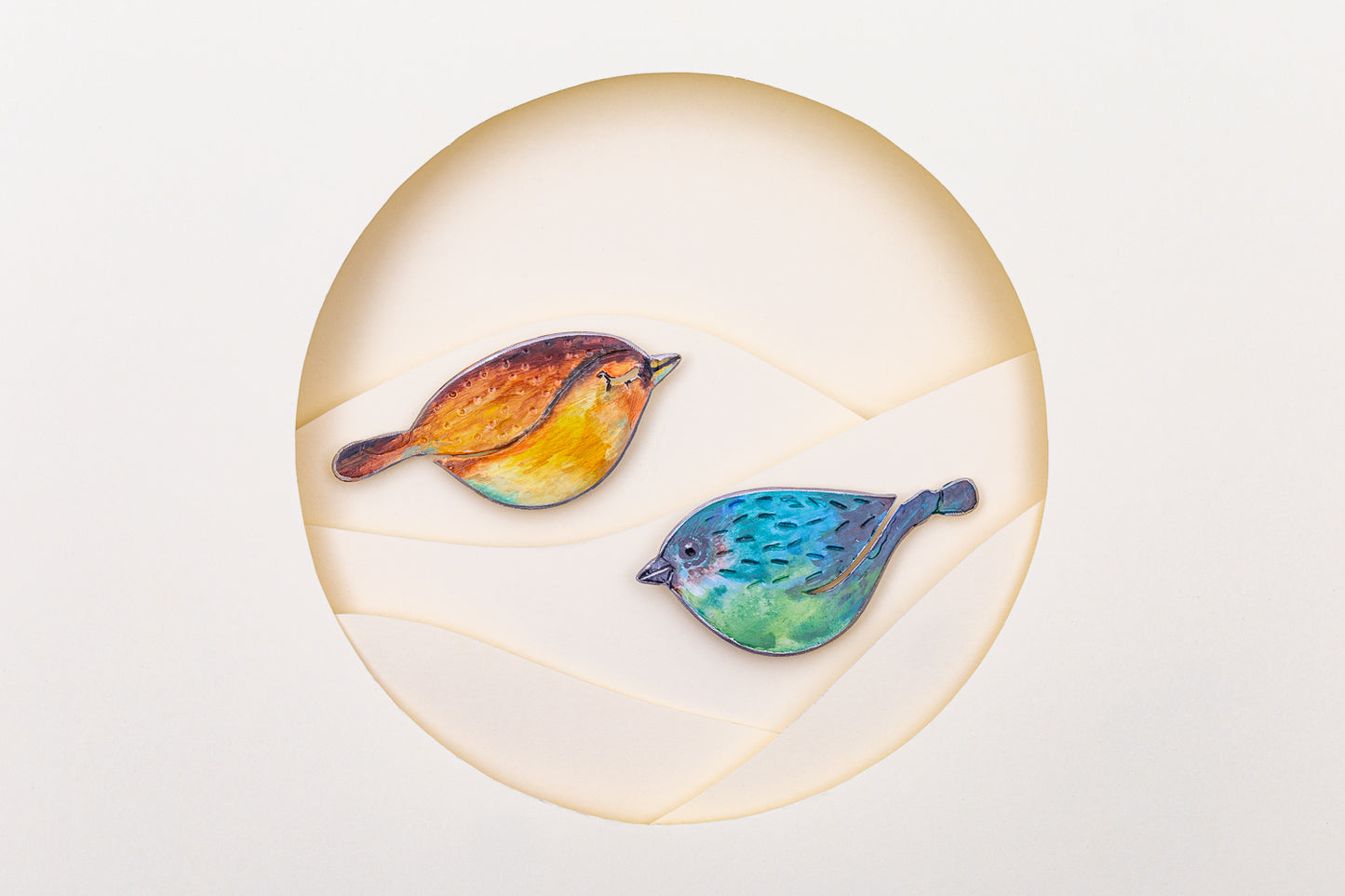 AZURE BIRDS SET