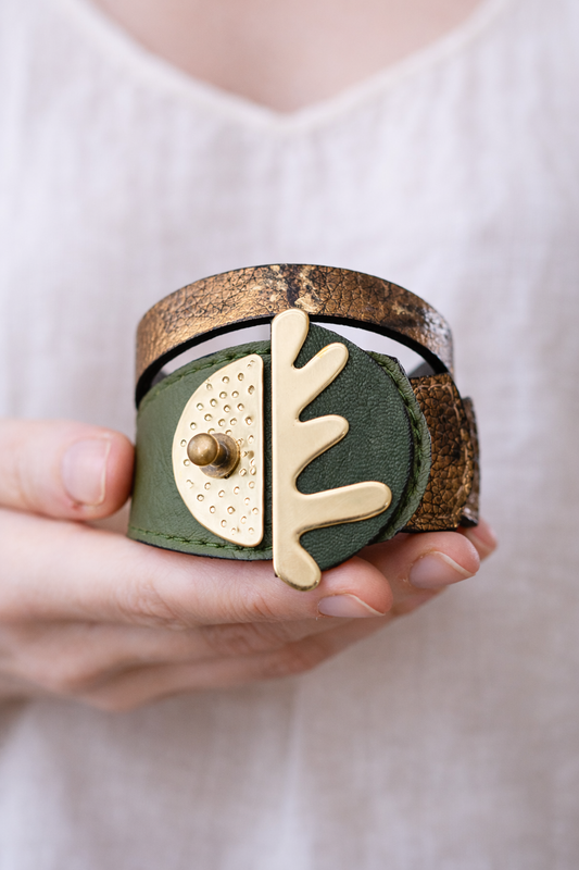 METAMORFIC BUTTERFLY - OLIVE GREEN