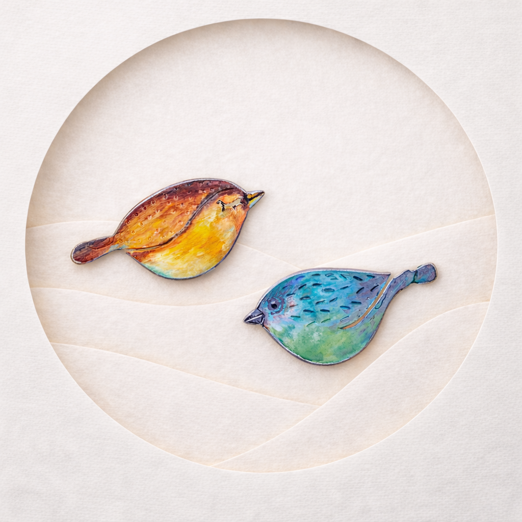 AZURE BIRDS SET