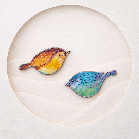 AZURE BIRDS SET